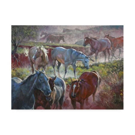 Jack Sorenson 'Greener Pastures' Canvas Art,14x19
